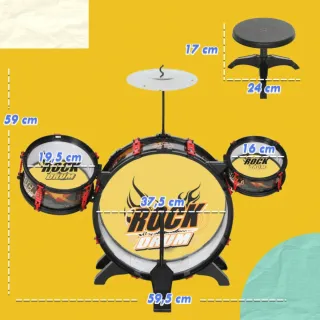 Batería infantil Rock Show