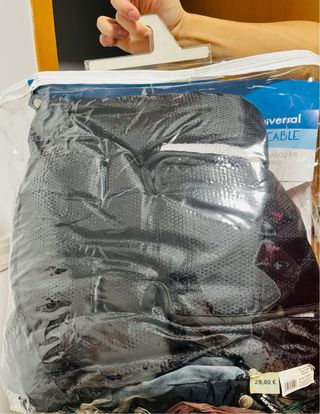 Saco Carro Universal Impermeable Negro