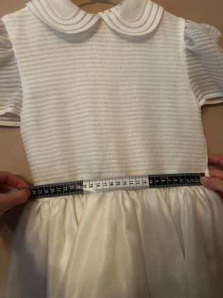 Vestido de Comunión Blanco + Cancán