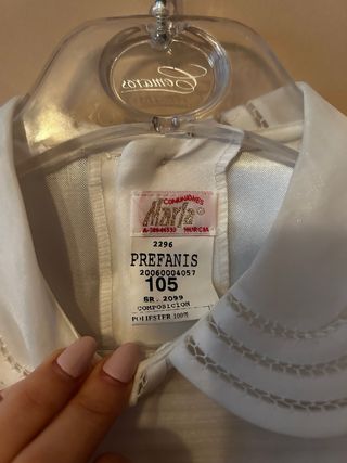 Vestido de Comunión Blanco + Cancán