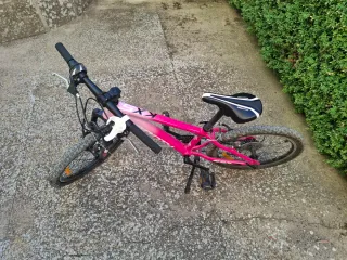 Bicicleta infantil Monty KX5 20 pulgadas rosa