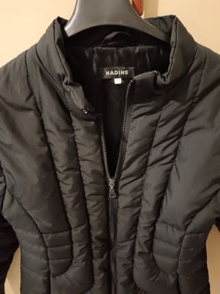 Piumino donna Nadine vera piuma d'oca nero