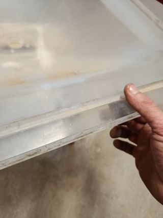 Lavabo Fregadero Metacrilato Transparente