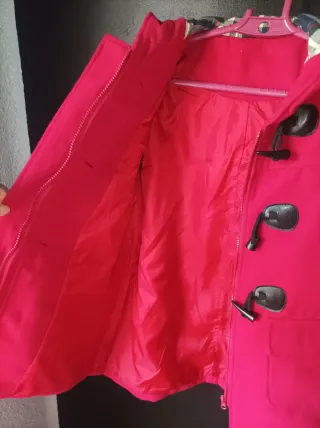 Chaquetón de paño rojo
