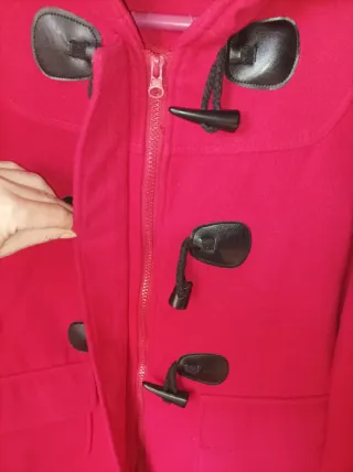 Chaquetón de paño rojo
