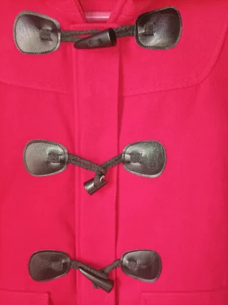 Chaquetón de paño rojo