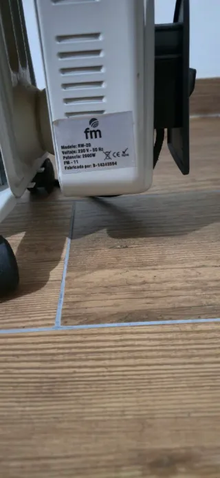 Radiador Aceite Eléctrico Gris