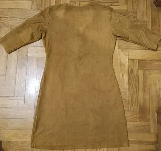 Vestido marrón cremallera talla M