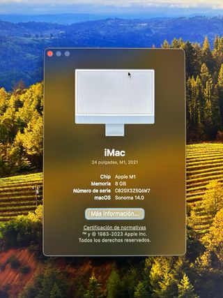 Imac 24” 8GB RAM 250GB
