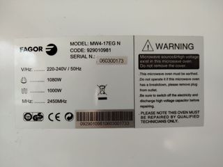 Microondas Fagor Innovation 1080W