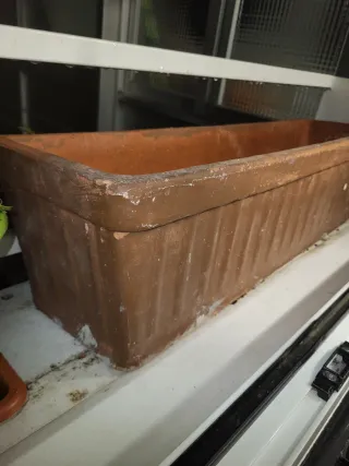 3 jardineras de cerámica