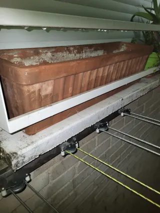 3 jardineras de cerámica