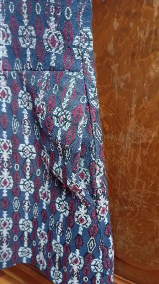 Mono corto estampado falda pantalón