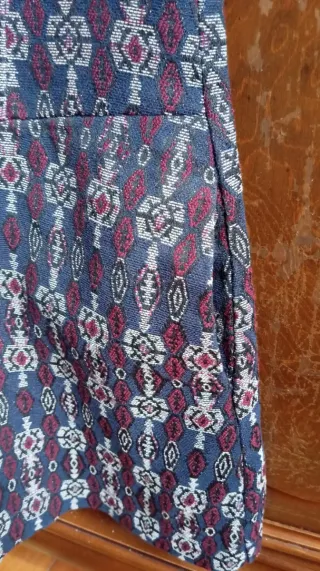 Mono corto estampado falda pantalón