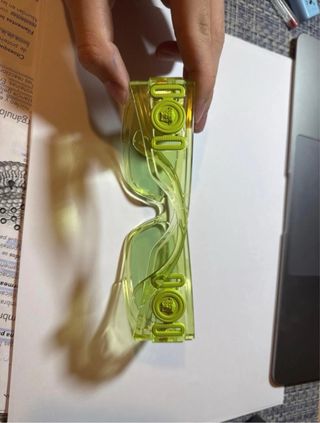 Gafas de sol Versace verdes y amarillas