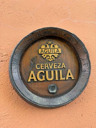 Cartel Cerveza Águila Antiguo