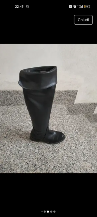 Stivali al ginocchio neri