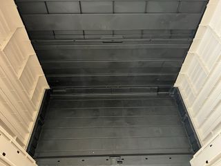 Armario Resina Jardín Beige y Negro