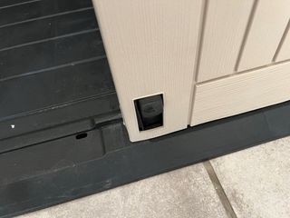 Armario Resina Jardín Beige y Negro