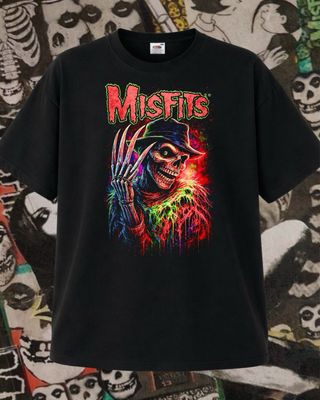 Maglietta Misfits T-shirt rock stile vintage
