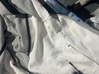 Chaqueta Nike Tech Fleece Blanca/Gris