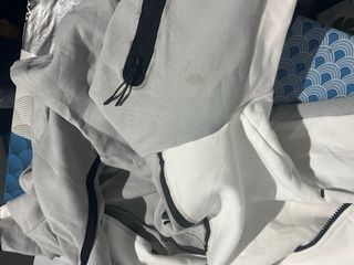 Chaqueta Nike Tech Fleece Blanca/Gris