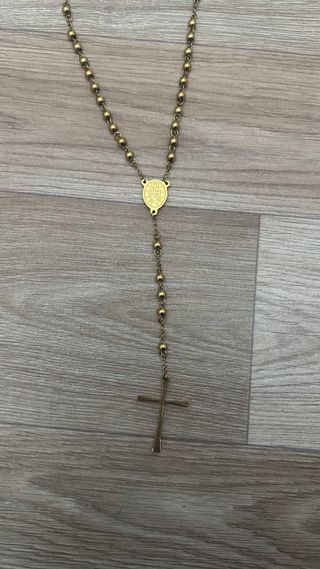 Collana Rosario Uomo Shein Oro
