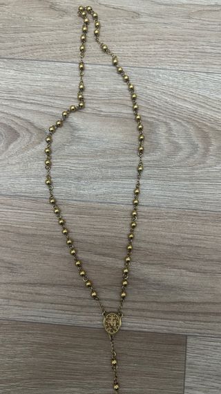 Collana Rosario Uomo Shein Oro