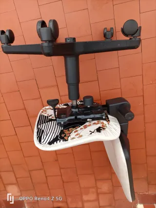 Silla giratoria blanca