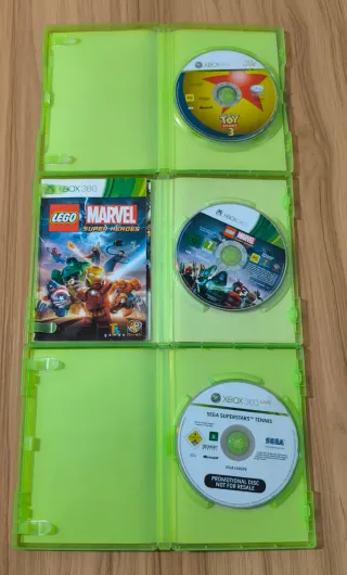 Lote 3 Juegos Xbox 360: LEGO, Toy Story, Sega