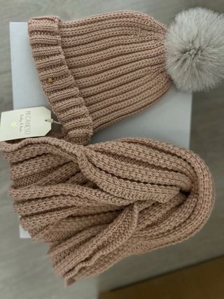 Gorro canalé Mi Canesu pompón