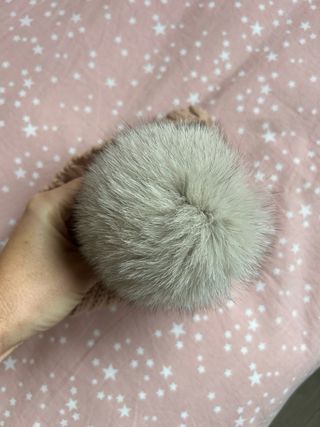 Gorro canalé Mi Canesu pompón