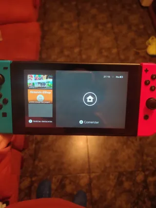 Nintendo Switch con juegos y dock