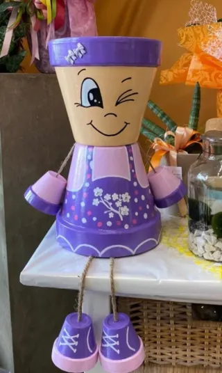 Muñecos decorativos de macetas