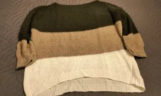 Jersey de punto con diseño a rayas