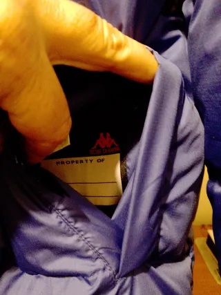 Piumino Kappa Dupleface Blu