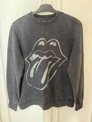 Sudadera Rolling Stones gris
