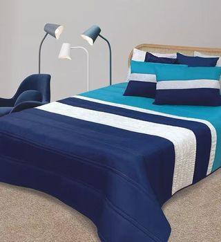 Colcha Decorativa con 2cojines para Cama 135/150