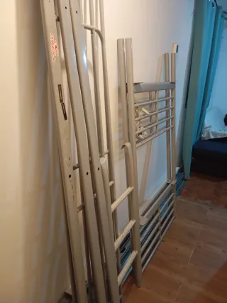 Cama Litera Metálica Gris