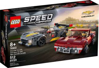 Lego 76903 Speed Chevrolet Corvette, Usado leer