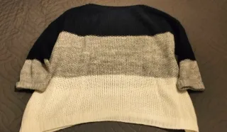 Jersey de punto con diseño a rayas