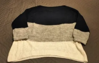 Jersey de punto con diseño a rayas