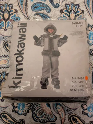 Disfraz esquimal 3-4 años