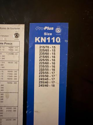 Cadenas de nieve coche Pro-Plus KN110