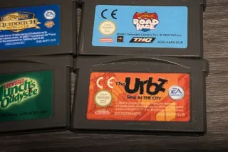 Súper lote x4 juegos Game Boy Advance SP por 15€