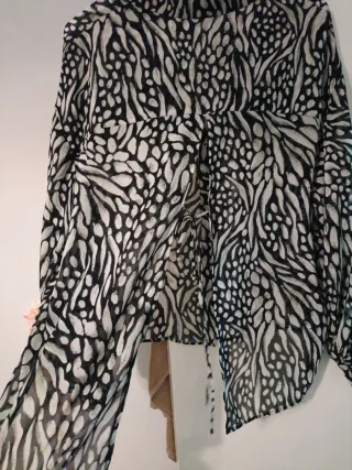 Blusa Zara Estampada