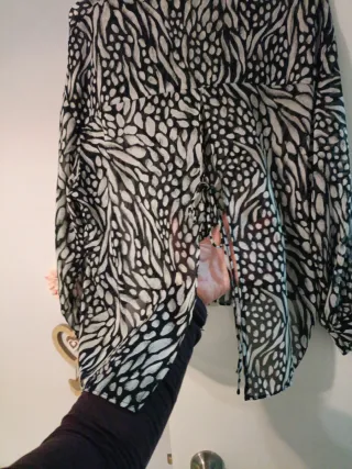 Blusa Zara Estampada