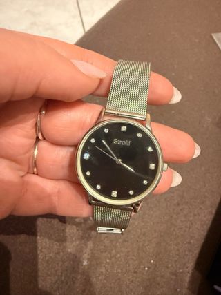 Orologio Stroili Oro Donna Nero Argento