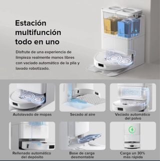 Robot Roborock QV 35A Aspirador Robot Blanco