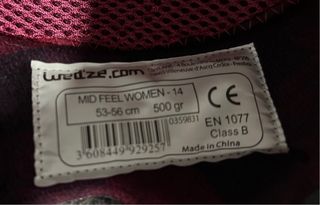 Casco de esquí Wedze blanco mujer